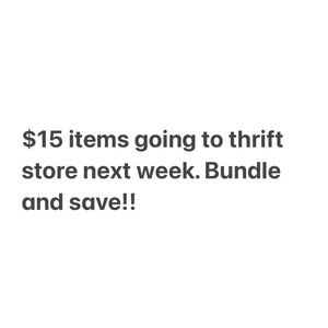 Bundle with non discounted and you can have $15 items free
